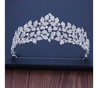 Diamante tiara barocca diversificata colore argento cristallo sposa tiara corona di moda regina corona copricapo di capelli per i capelli accessori all'ingrosso