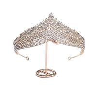 Diamante Tiara Coreano Moda Stile di Lusso Retro Strass Reale Principessa Tiaras Corona Fascia Sposa Festa di Nozze Accessori Per Capelli