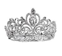 Diamante tiara da sposa cristallo tiara e corona a fascia per bambini fiore ragazza da damigellatta per capelli accessori per capelli accessori per capelli dono tiara