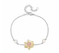 Diamanten Armband Herren Sonnenblumen-Halskette, Sonnenblumen-Armband, Sonnenblumen-Ohrringe, weibliches europäisches und amerikanisches Armband, Sonnenblumen-Ohrringe, trendig und (B, One Size)