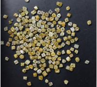 Diamanti cubi naturali grezzi del Congo forati da 1,00 ct 1-2 mm, diamante cu...