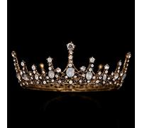Diamanti diamanti tiara da sposa a foglia di cristallo a foglia di cristallo a corona cubica di diamante con corona di rinestone con page di diadema per la sposa degli accessori per capelli per