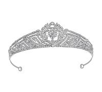 Diamanti in lega di diamante foglia di cristallo tiara nuda
