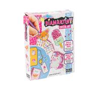 DIAMANTINY Creative Deco Stickers, Crea Gli Adesivi Effetto Mosaico 3D, Animali Unicorni Sirene Gelati Dolci in Crystal Art, Multicolore, Taglia Unica, 90009