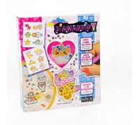 DIAMANTINY Creative Animali XL Gems, Crea Gli Adesivi e Acchiappa Sole Effetto Mosaico 3D, in Crystal Art, Multicolore, Taglia Unica, 90010