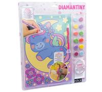 DIAMANTINY Design Art Kawaii Unicorno con Luna, Formato A4, 90019