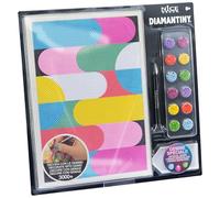 DIAMANTINY Level Up - Bauhaus - Creative Art, Kit crea il Mosaico con i Numeri, Linee colorate, Modello 1