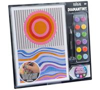 DIAMANTINY Level Up - Bauhaus - Creative Art, Kit crea il Mosaico con i Numeri, Tramonto sul Mare, Modello 2