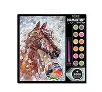 DIAMANTINY Level Up - Creative Art, Diamond Painting Kit, crea il mosaico, ANIMALS PAINTINGS, 1 Quadro Assortito a Sorpresa - 96340