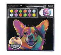 Diamantiny Level Up Diamond Painting Kit Mosaico Corgi