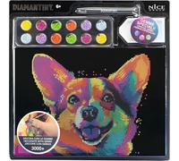 Diamantiny Level Up Diamond Painting Kit Mosaico Corgi