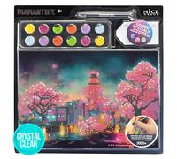 DIAMANTINY Level Up - Japan Landscape - Nice Group Creative Art, Diamond Painting Kit, Crea Il Mosaico Fantasy Night