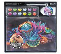 Diamantiny Level Up - Mondo Marino - Creative Art, Kit crea il Mosaico con i Numeri, Anemone
