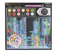 DIAMANTINY Level Up - Nice Group Creative Art, Diamond Painting Kit crea il mosaico, CITY, Tokyo, Multicolor, 96323