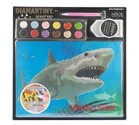 DIAMANTINY Level Up - Nice Group Creative Art, Diamond Painting Kit crea il mosaico, DINOSAURS, Megalodon