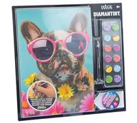 DIAMANTINY Level Up - Nice Group Creative Art, Diamond Painting Kit crea il mosaico, PETS, Carlino