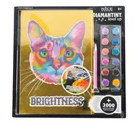 DIAMANTINY Level Up - Nice Group Creative Art, Diamond Painting Kit crea il mosaico, POP, Gatto
