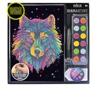 DIAMANTINY Level Up - Pop II - Nice Group Creative Art, Diamond Painting Kit, Crea Il Mosaico Lupo