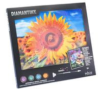 DIAMANTINY Level Up - QUADRO - Creative Art, Diamond Painting Kit, crea il mosaico Girasole