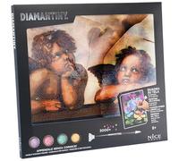 DIAMANTINY Level Up - QUADRO - Creative Art, Kit crea il Mosaico con i Numeri, Cappella Sistina