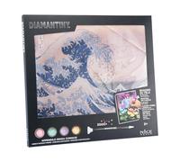 Diamantiny Level Up - QUADRO - Creative Art, Kit crea il Mosaico con i Numeri, Grande Onda