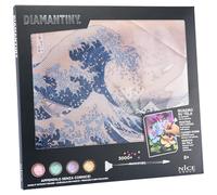 Diamantiny Level Up - QUADRO - Creative Art, Kit crea il Mosaico con i Numeri, Grande Onda