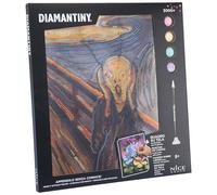 DIAMANTINY Level Up - QUADRO - Creative Art, Kit crea il Mosaico con i Numeri, Urlo di Munch