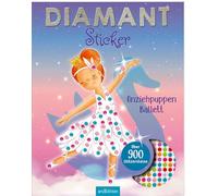 Diamantsticker Anziehpuppen - Ballett: Über 900 Glitzersteine