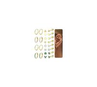 Diamday 12 Paia Orecchini Donna Acciaio Chirurgico Orecchini Set Oro Orecchini Cerchio Piercing Orecchio Ipoallergenica Helix Cartilagine Orecchino Donna Orecchini Cerchio Piccoli Multi Piercings