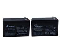 Diamec Batteria al piombo AGM 12 V 7 Ah F1 per sicurezza x2 unità