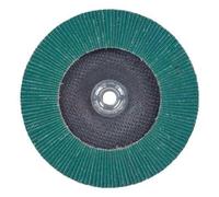 (Diameter Thread Size - 10cm - 1.3cm x 5/8-11, Grit 36) - 3M Flap Disc 577F, T27 Quick Change, Giant, 10cm - 1.3cm x 5/8-11, 36