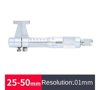 Diametri con precisione utilizzando il nostro macchinista calibro a spirale meccanico - Precisione fino a 0,01 mm processi industriali(25-50mm)