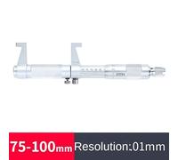 Diametri con precisione utilizzando il nostro macchinista calibro a spirale meccanico - Precisione fino a 0,01 mm processi industriali(75-100mm)