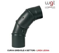 Diametro Ø160 Tubi e accessori scarico fumi per stufe a legna Serie Arredo 2 mm [EEK: A+++]