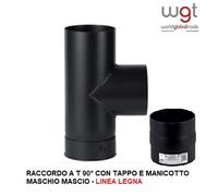 Diametro 180 Tubi Accessori Serie Arredo 2mm scarico fumi x stufe camini a legna