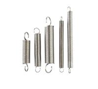 Diametro Del Filo 0,3Mm/0,4Mm/0,5Mm Molla Di Tensione Di Estensione Pullback Elicoidale Cilindrica In Acciaio Inossidabile, Come mostrato, 0,4x4x95mm (5 pezzi)