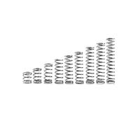 Diametro del filo da 10 pcs da 0,8 mm molla di compressione in acciaio inossidabile,Lunghezza 45mm,OD 11mm