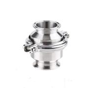 Diametro esterno 19 mm 25 32 38 51 63 Tri morsetto in acciaio inossidabile 304 50,5 64 77, Valvola di ritegno verticale 1,5” 2“ 2(19mm x Ferrule 50.5)