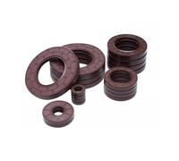 Diametro interno 11-15 mm, guarnizione in gomma TC Fluoro con telaio marrone, anelli di tenuta, doppio labbro con molla for cuscinetto(5pcs,15x24x4)