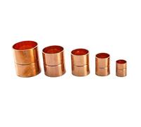 Diametro interno 6,35-54mm Uguale dritto in rame puro Saldatura for tubi Raccordo for frigorifero Condizionatore d'aria(22x1.5mm)