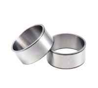 Diametro interno manicotto in acciaio per cuscinetti 10 mm, diametro esterno 20 mm, altezza 10 mm, manicotto guida albero resistente all'usura con boccola cava non filettata,5 pezzi