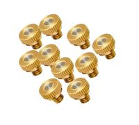 Diametro orifizio 10/24 UNC Ugelli spruzzatori in ottone con filettatura maschio, atomizzatori a bassa pressione, irrigatori micro-nebbia per giardino, 10 pezzi Thread length 9.5mm 0.8mm