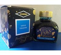 Diamine Flaconcino di inchiostro per penne a sfera, 80 ml, colore: Turchese turquoise