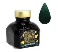 Diamine Flaconcino di inchiostro per penne a sfera, 80 ml, colore: Turchese Vert Woodland
