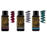 Diamine Inchiostro Per Penna Stilografica 30ml - Writer's Blood, Earl Grey, Aurora Borealis - 3 x Bottiglie