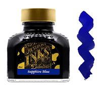 Diamine Sappire - Inchiostro per penna stilografica, 80 ml, colore: Blu