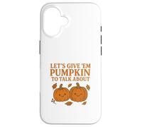 Diamo 'Em Pumpkin per parlare di design Custodia per iPhone 16
