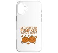 Diamo 'Em Pumpkin per parlare di design Custodia per iPhone 16 Plus