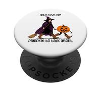 Diamogli qualcosa di cui parlare di Pumpkin Witch PopSockets PopGrip Adesivo