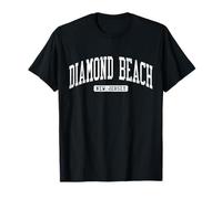 Diamond Beach, New Jersey, New Jersey, JS03, Stile Universitario Maglietta